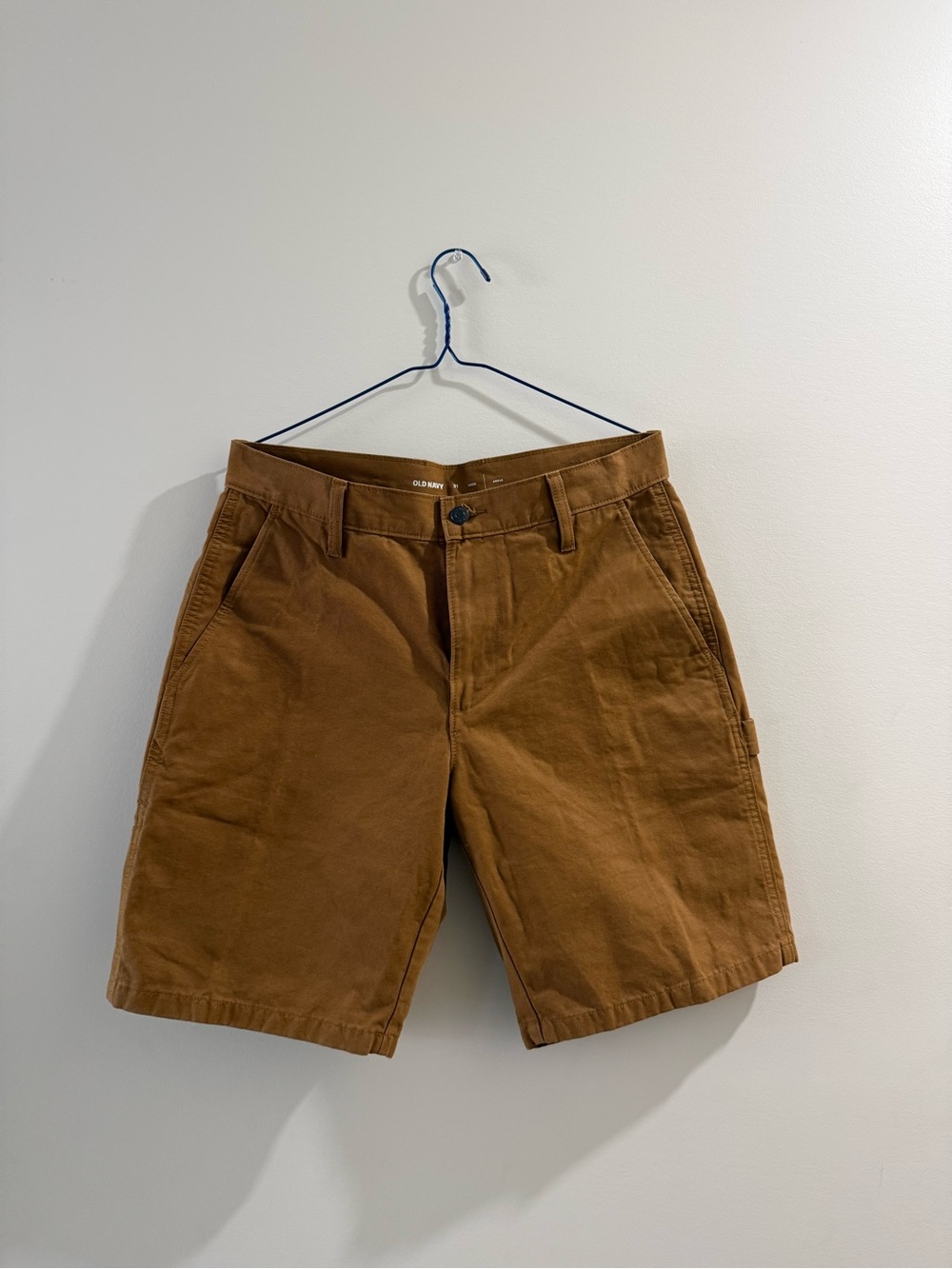 Old Navy Men's Tan Flat-Front Chino Shorts